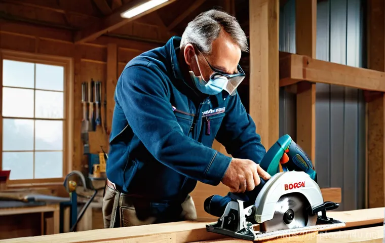 보쉬 전동 공구 장단점 - **Prompt 1: The Master Craftsman's Precision and Power**
    A skilled, experienced male carpenter i...