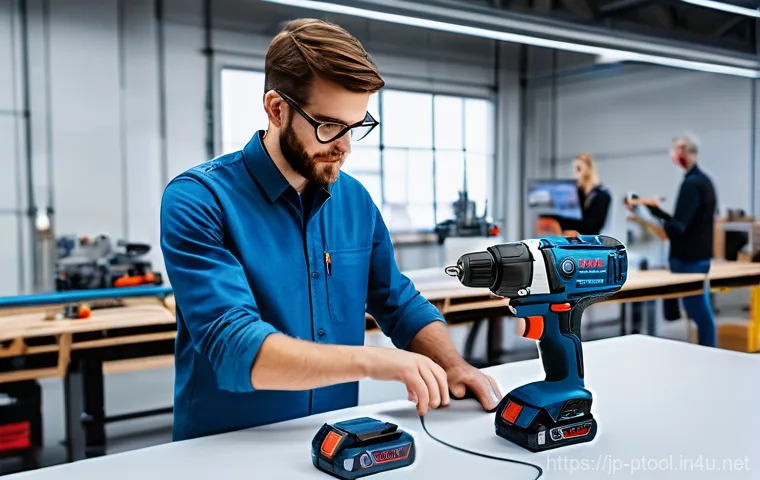 보쉬 전동 공구 장단점 - **Prompt 2: Joyful DIY with Bosch's User-Friendly Design**
    A happy young woman in her early 30s,...